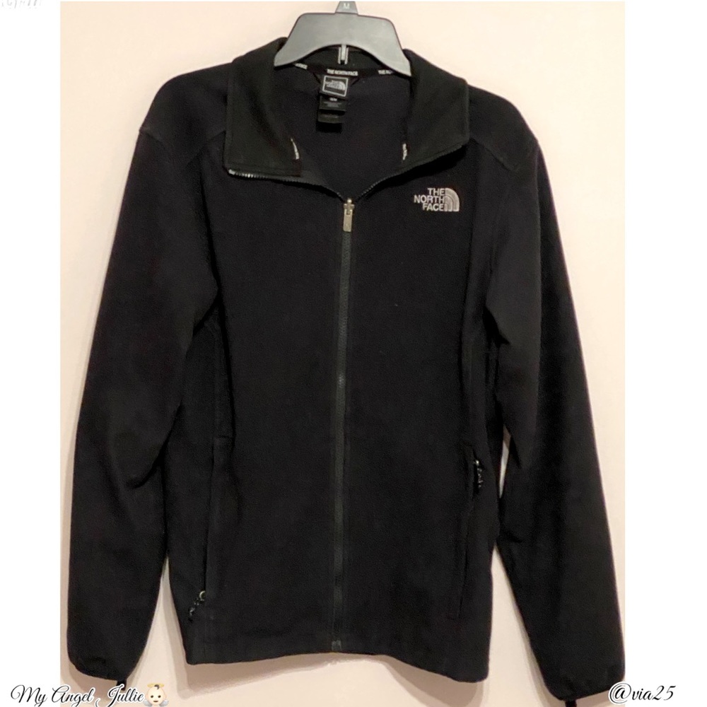 The North Face Fleece Men’s Jacket VINTAGE 90’s North Face Black Zipper Jacket